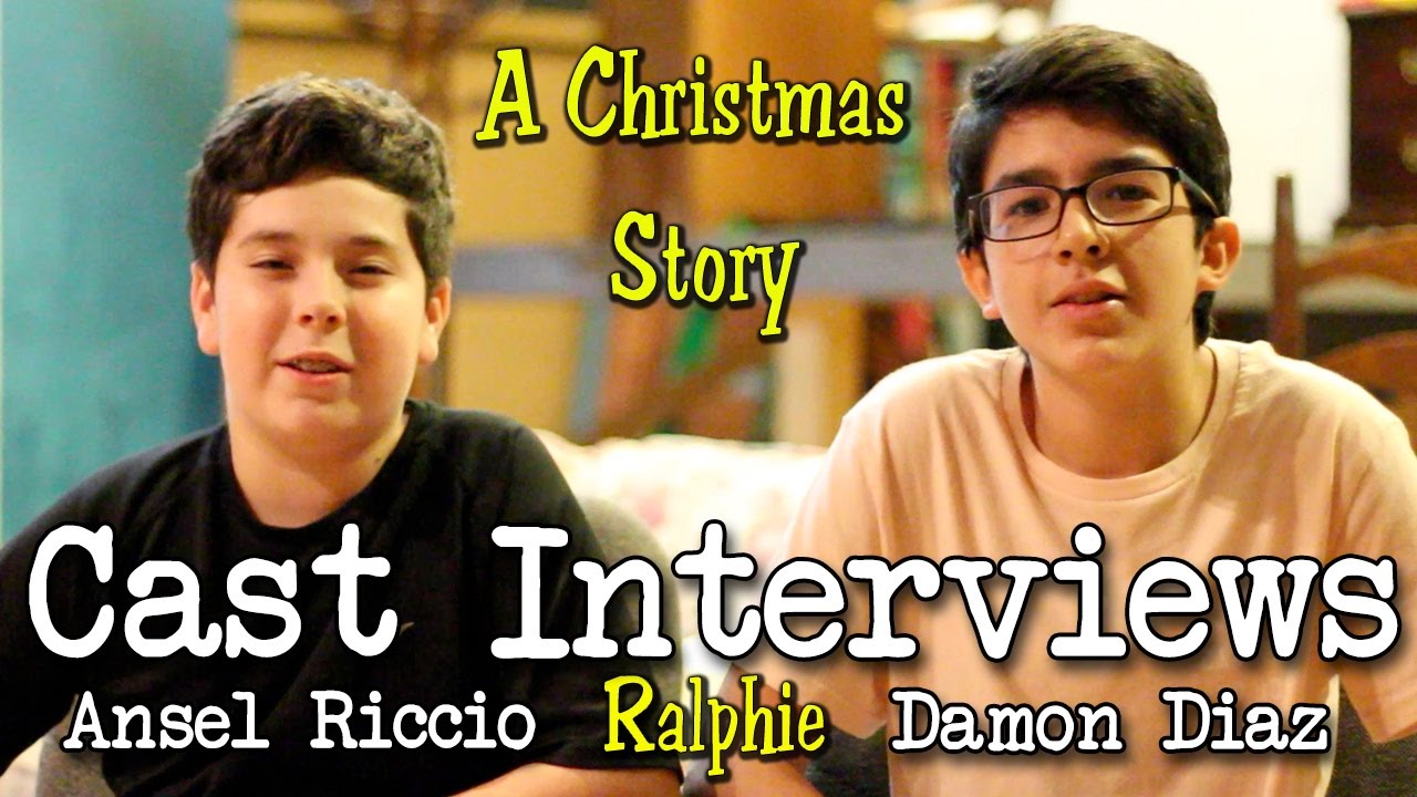A Christmas Story Cast Interviews: Ansel Riccio & Damon Diaz - YouTube