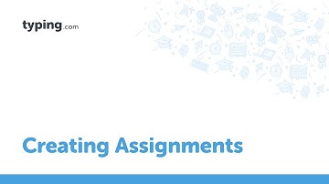 Creating Assignments in Typing.com