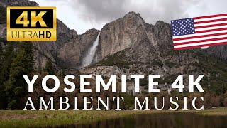 Yosemite Drone 4K 🇺🇸 Areal View OF Yosemite National Park with Relaxing Piano Music