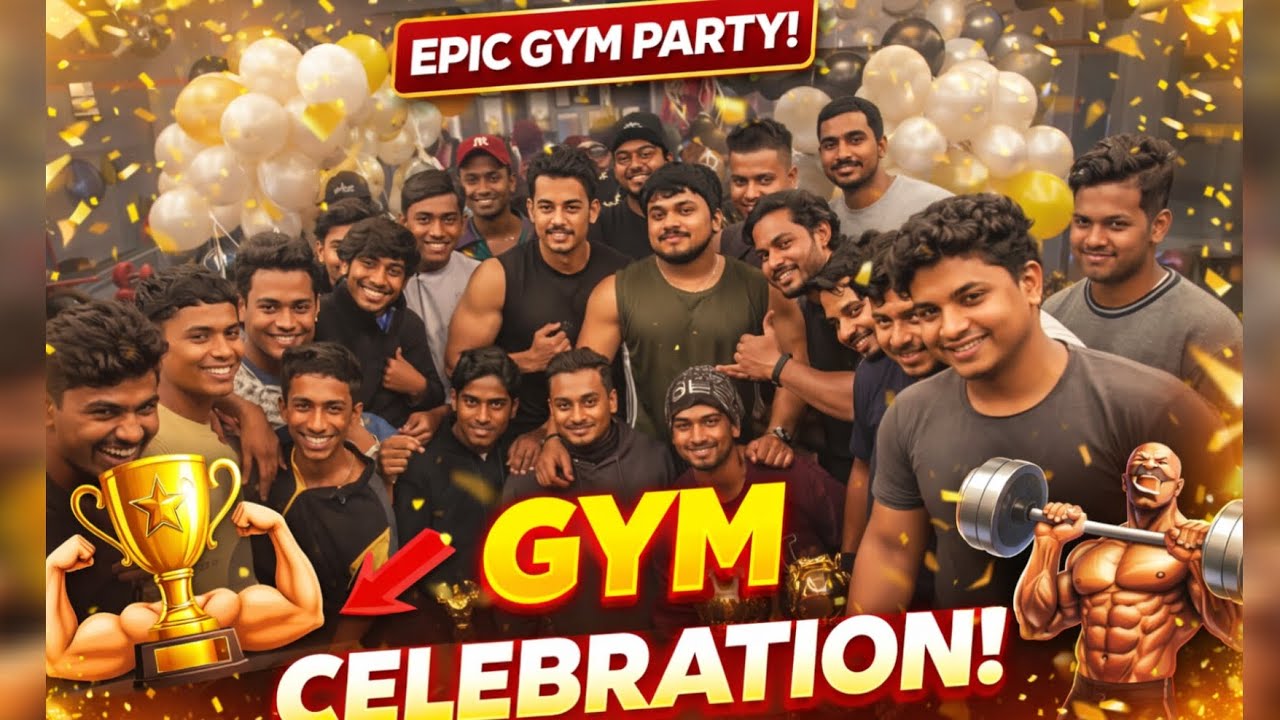Epic Gym Party🥳 || Winning Celebration😄