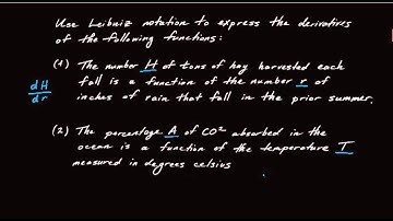 2.3.1 How to use Leibniz notation for the derivative