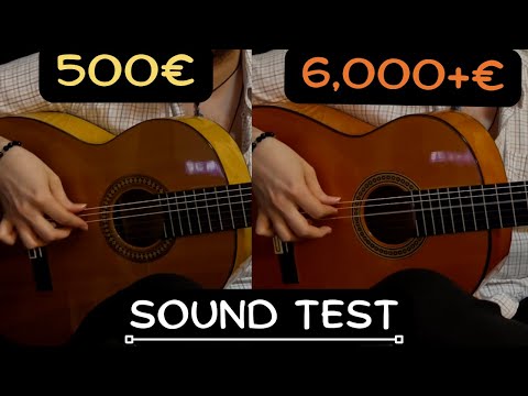 500€ & 6,000+€ Flamenco Guitar - Can You Hear the Difference? - SOUND TEST