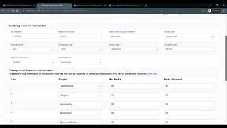 AUD Application Form Tutorial UG