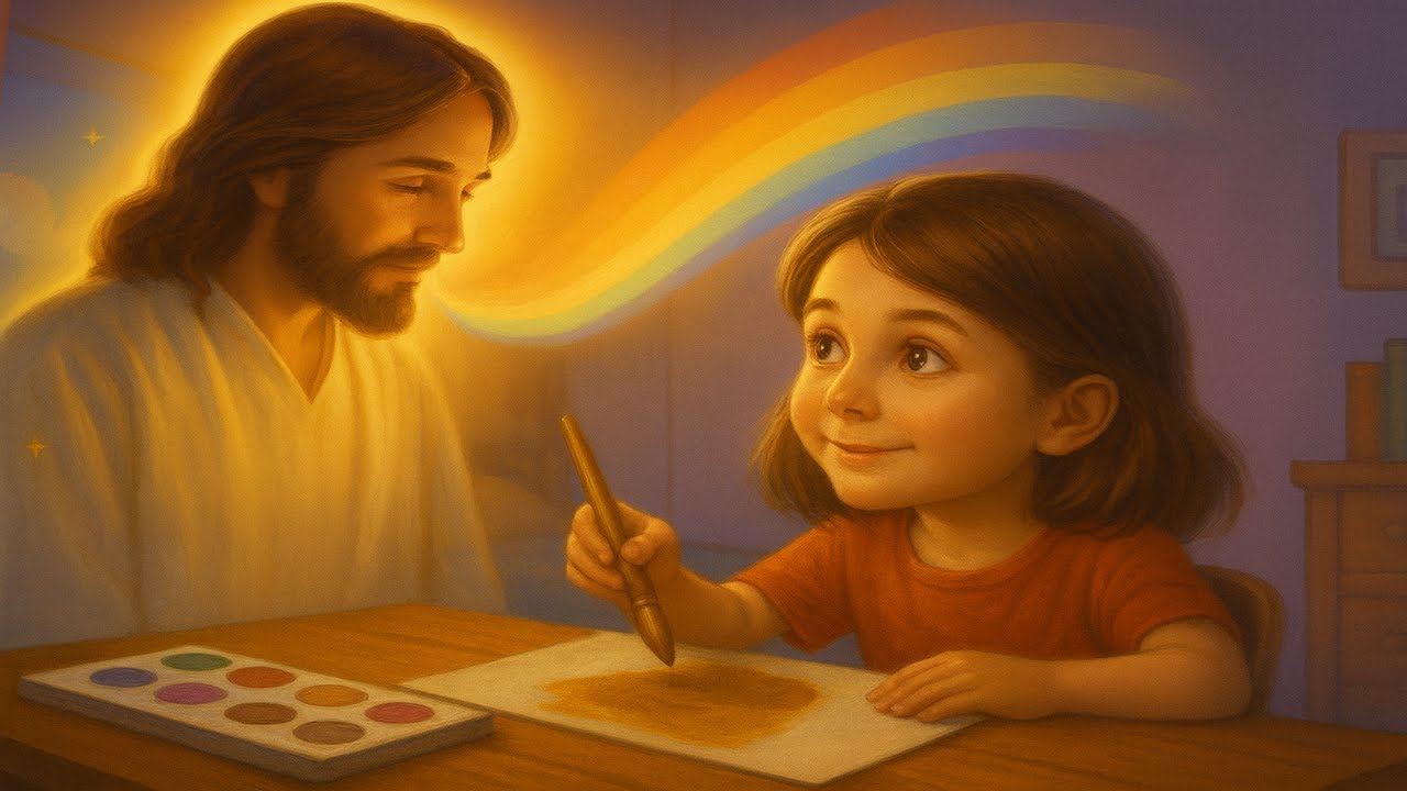 ✨ Niña pinta grandes revelaciones del cielo ✨