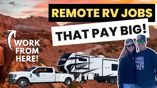 TOP MoneyMaking RV Jobs for FullTime Nomad Life (NOT work camping or surveys)
