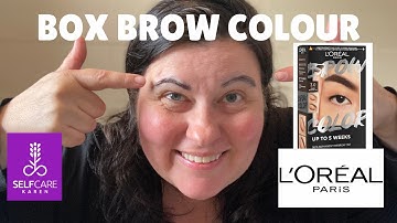 Loreal brow color review video