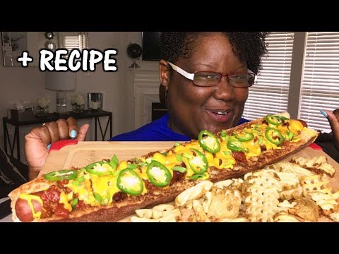 21-inch-giant-long-hot-dog-먹방-mukbang-+-recipe