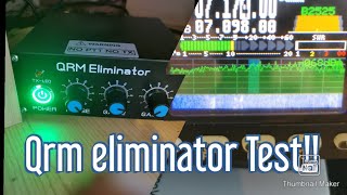 QRM eliminator quick test.