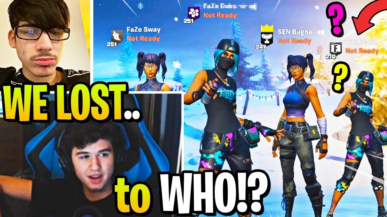 FaZe SWAY & BUGHA *REGRET* 2v2ing THIS *UNKNOWN* CONTROLLER PLAYER after THIS! (Fortnite)