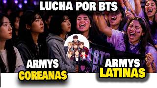 ARMYS LATINAS VS ARMYS COREANAS ¿QUIÉNES HACEN MÁS FELIZ A BTS?