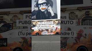 🍥 Le bus PUBG MOBILE × NARUTO débarque à Paris ! 🚌