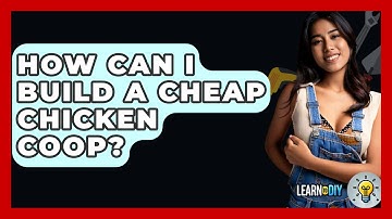 How Can I Build A Cheap Chicken Coop? - LearnToDIY360.com