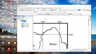 How to Georeference a raster data