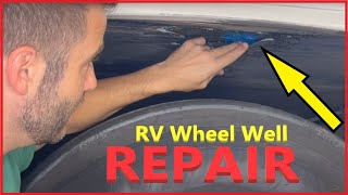 Cheap RV Wheel Well Repair