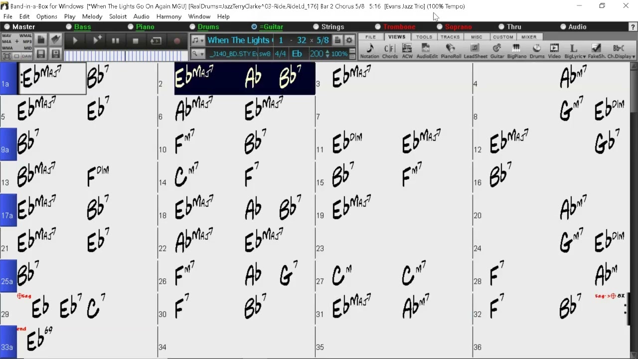 Guarda BACKING TRACK - WHEN THE LIGHTS GO ON AGAIN (Seiler, Marcus, Benjamen) (Eb) 200 BPM SWING su YouTube Guarda BACKING TRACK - WHEN THE LIGHTS GO ON AGAIN (Seiler, Marcus, Benjamen) (Eb) 200 BPM SWING su YouTube