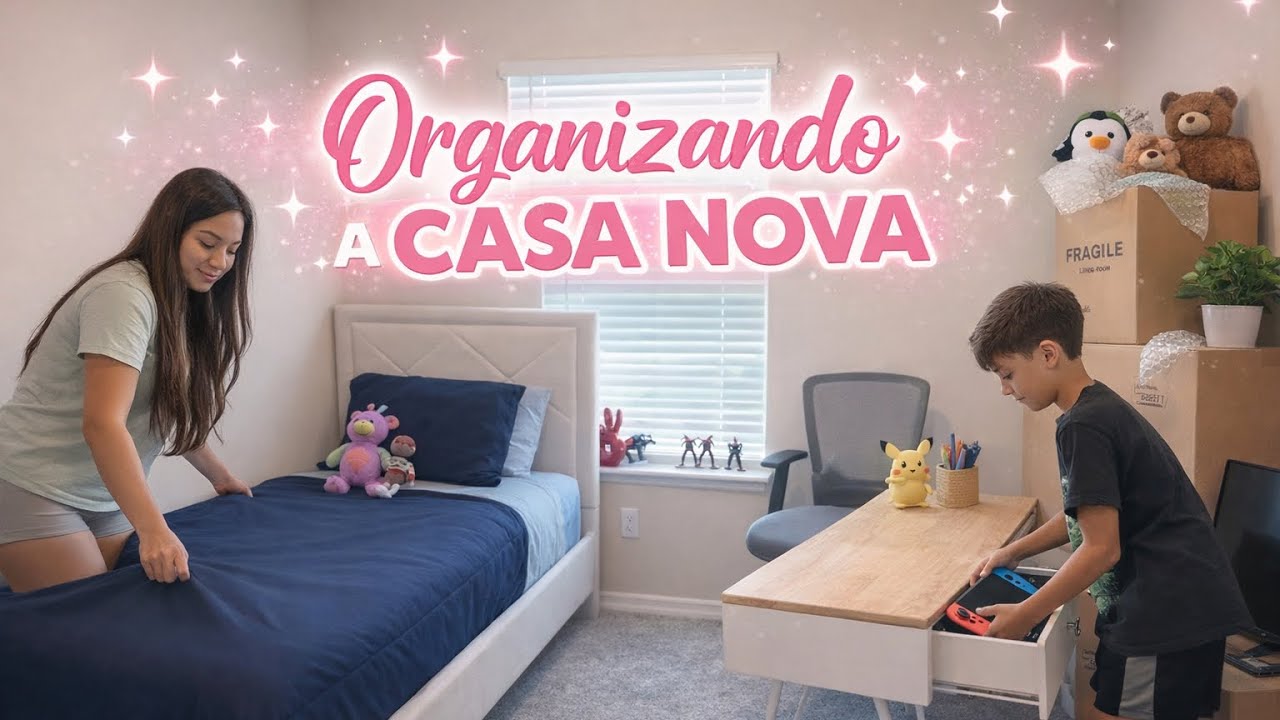Mudamos e organizamos o quarto do Miguel | A lavandaria é muito melhor! 