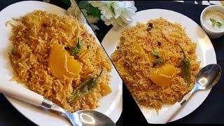 Aloo Tahari Recipe😋 By Sumaira Wajid|Spicy Aloo Tahari|Chat Patti Tahari|Quick & Spicy Tahari👌😋