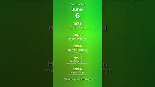 Born on the June 6 🍰🎈 When is your #birthday? #shorts