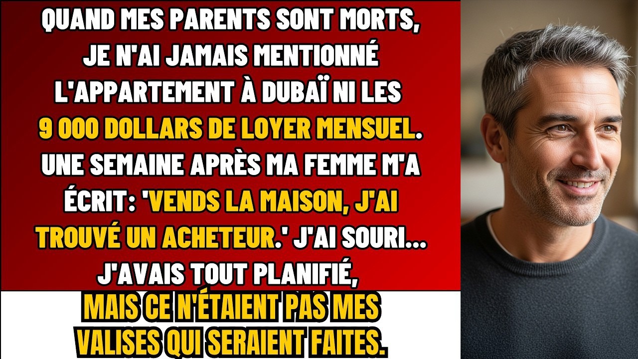Après La Mort De Mes Parents, J’Ai CACHÉ Mon Appart À DUBAÏ À Ma Femme… Heureusement, Je Me Suis Tu
