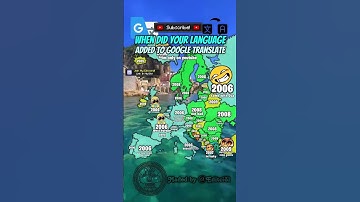When was your language added to Google Translate? #europe #map #mapping #mapguide #fyp #mapper #map