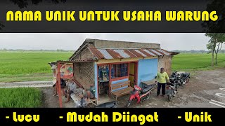 Inspirasi Nama Usaha Warung Terlengkap, Terbaik, & Bikin Penasaran | Dapatkan Idenya Sekarang!