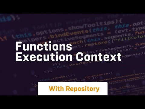 Functions execution context