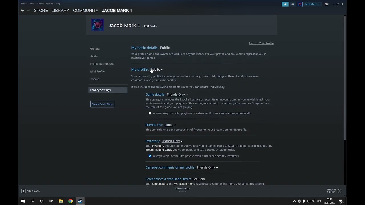 How To Make And Change Your Profile Account To Public on Steam PC