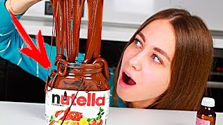 DIY: ЛИЗУН - НУТЕЛЛА СВОИМИ РУКАМИ! ЛАЙФХАК КАК СДЕЛАТЬ!