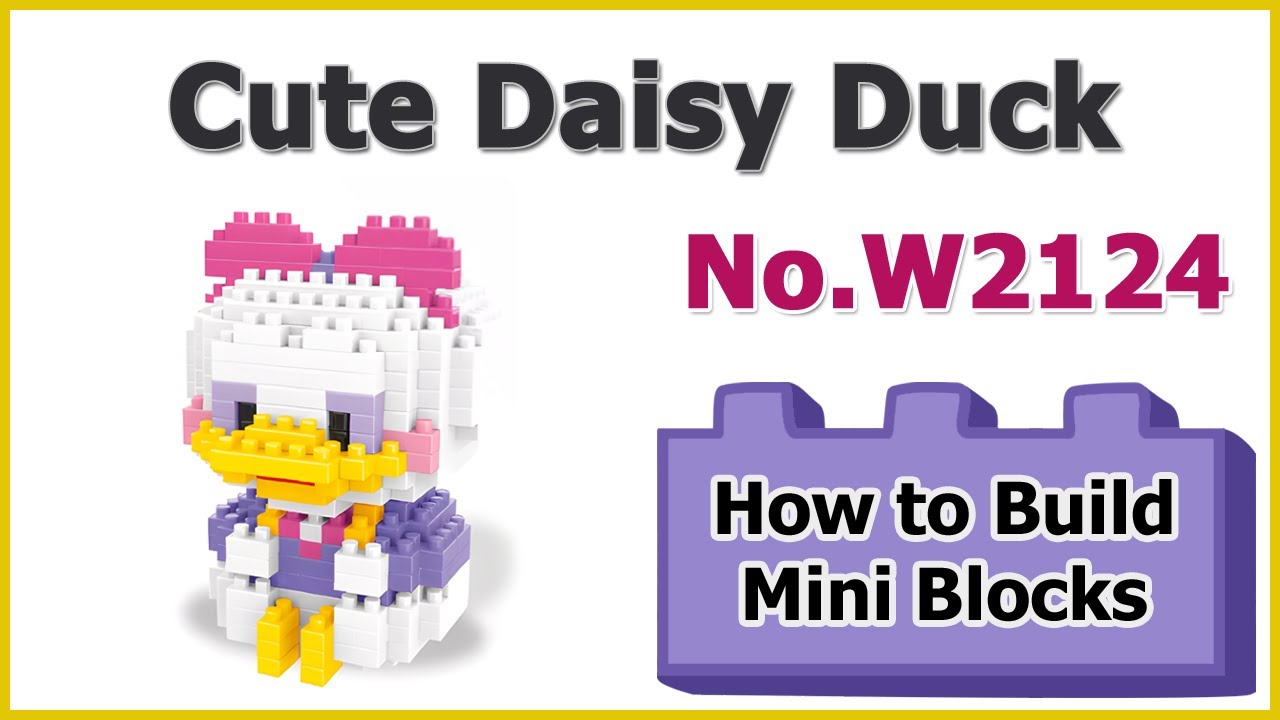 How to Build Blocks Daisy Duck - LeleBrother W2124 Instructions Specifications