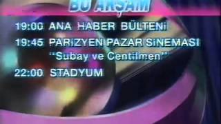 Kanal 6 Yayın Anons (1992