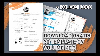 Download Template CV Lamaran Kerja Gratis (Vol. 3) Paling Keren 2020 screenshot 3