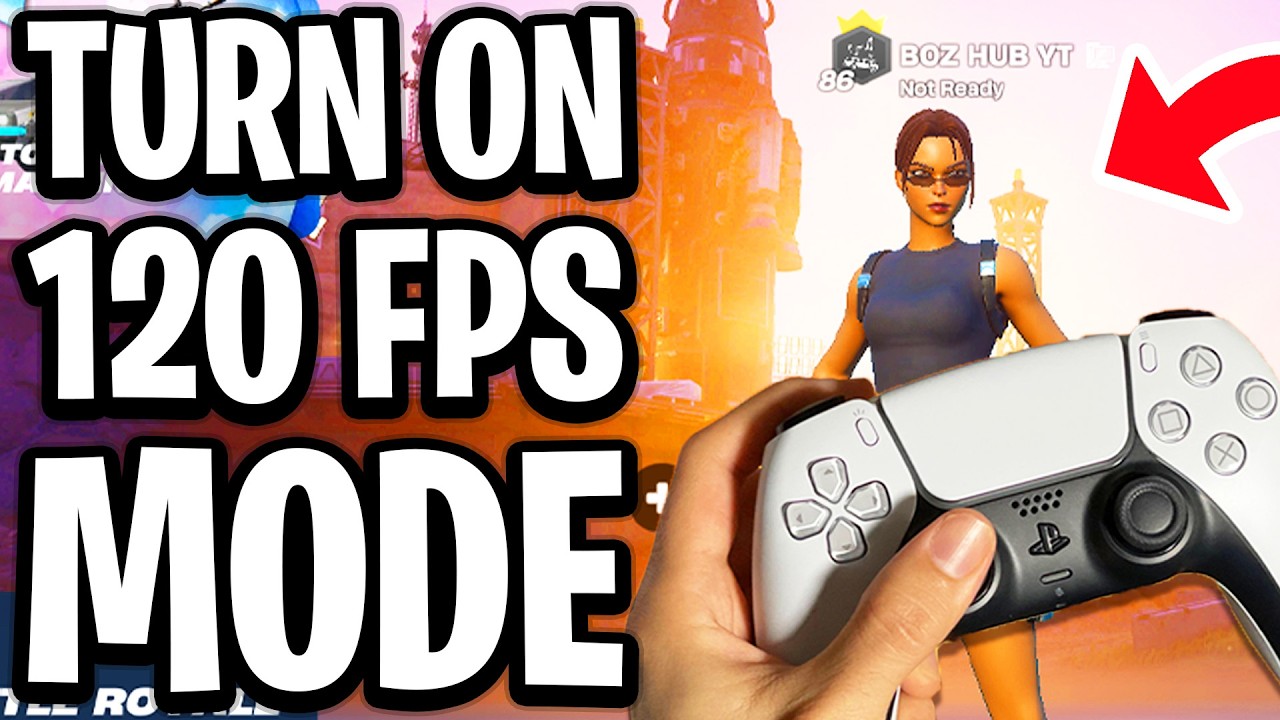 How to Turn ON 120 FPS/120 Hz on Fortnite on PS5 PRO - Full Guide