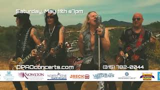 Warrant and FireHouse: Saturday, May 11, 7pm