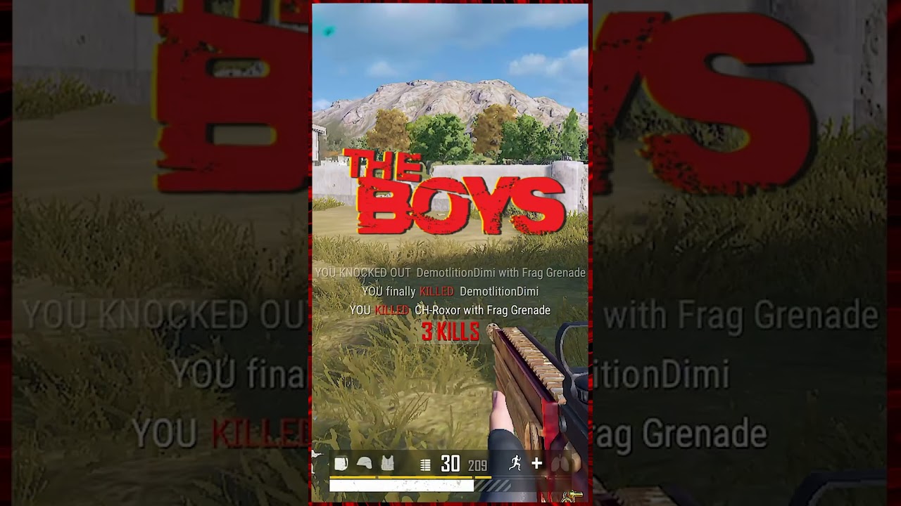 How to nade in pubg the boys style #shorts #viral #youtubeshorts