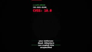 CVE-2026-45498 Microsoft Defender DoS #Shorts #patchnow