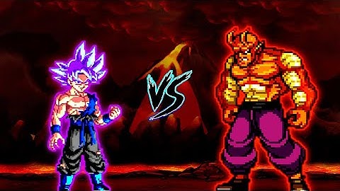 Goku 1000 Yr Old (all form) VS Orange Piccolo V3 in Mugen