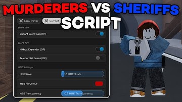 [FREE] Murderers VS Sheriffs Duels Script | Silent Aim, Hitbox Expander, Aimbot, ESP | PC & MOBILE