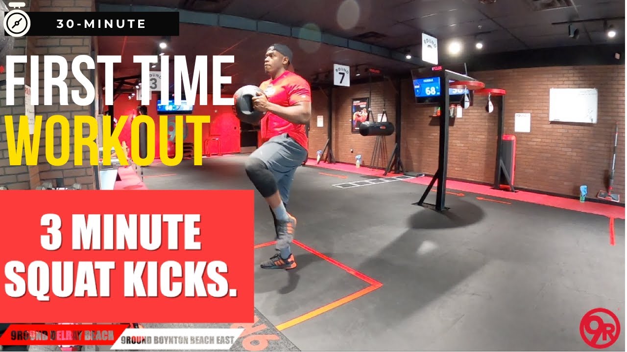Here s what a 9round first time workout look like 9round boynton