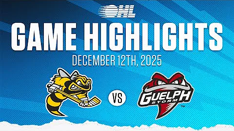 OHL Highlights: Sarnia Sting @ Guelph Storm Dec. 12, 2025