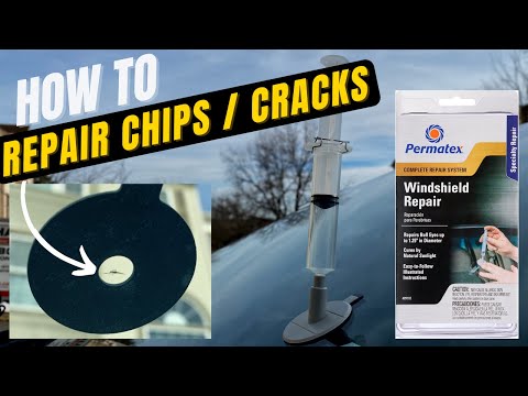 How to fix glass chips using Permatex Windshield Repair Kit | Subaru Crosstrek