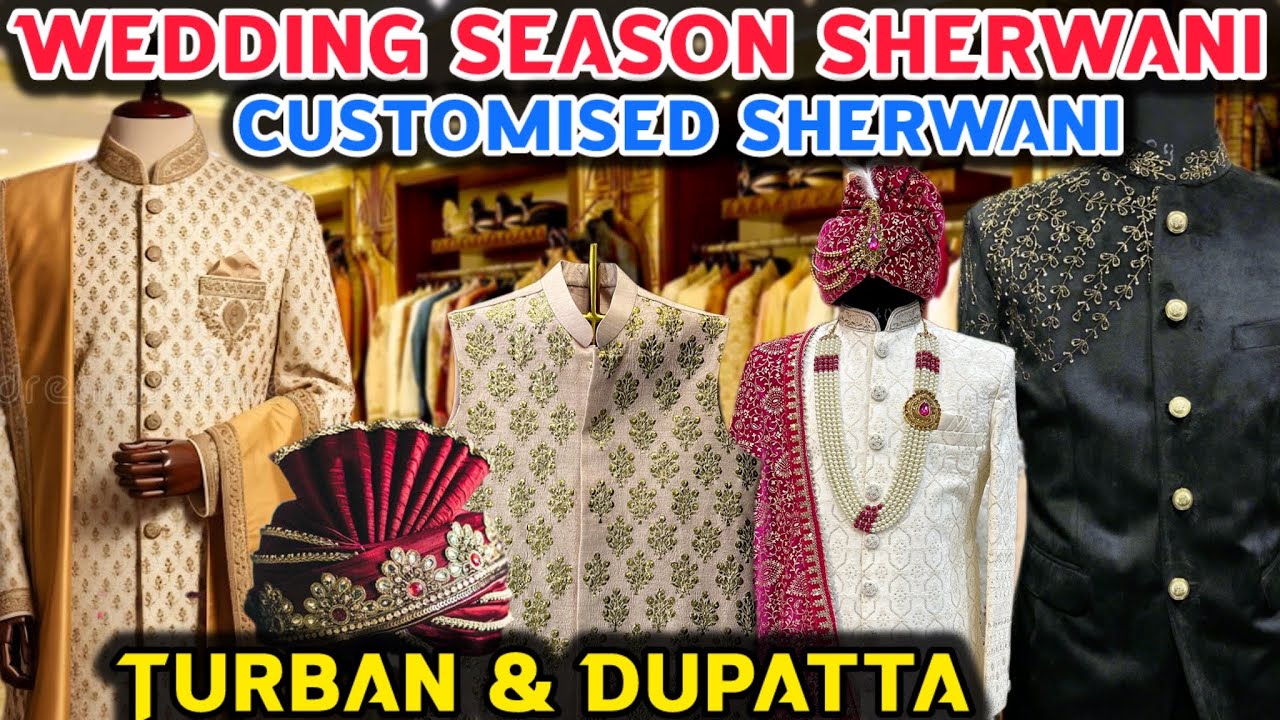 Wedding Season Sherwani | Kolkata Sherwani Market | Turban & Dupatta Price 2026