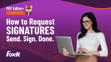 How to Request eSignatures in Sequence Using Foxit PDF Editor+