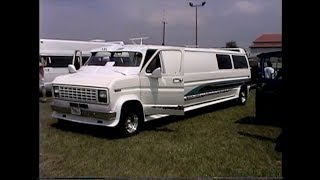 Custom Van Show from the 1999 27th Van Nationals. Butler, PA.