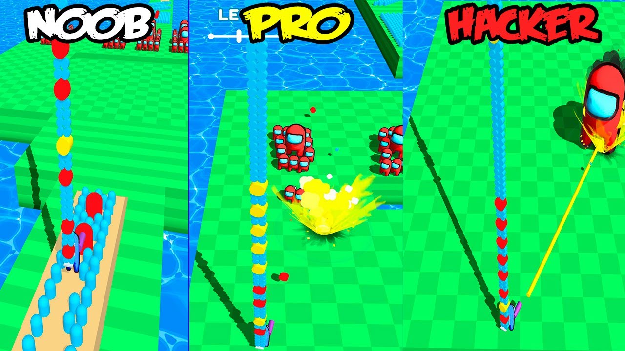 Bullet Stack 3D - NOOB vs PRO vs HACKER