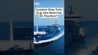 Container Ships Truth 😨🚢 How Much Fuel Do They Burn #shorts #facts #youtubeshorts #shortfeed #viral