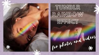 How To Get Rainbow Light Leaks | Tumblr Rainbow Effect for Photos and Videos 🌈 screenshot 4