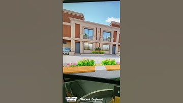 House Elevation Design || 3D bungalow Model || Lumion Render #Shorts