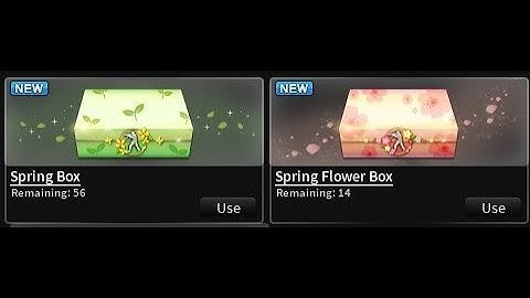 [CSO] Open Spring Box & Spring Flower Box