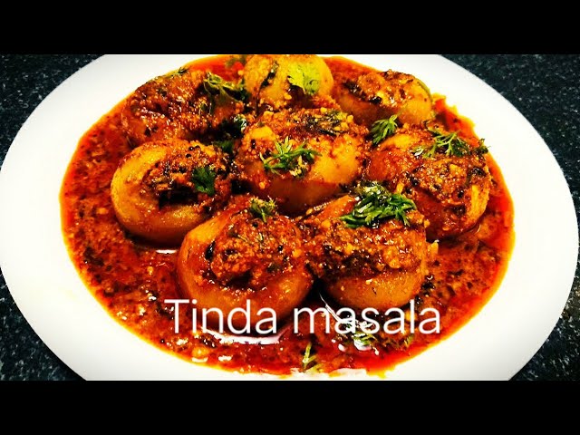 टिंडे की सब्जी बनाने की आसान विधि|Bharwa Tinde Ki Sabji|Bharwa Tinda Curry|Stuffed Tinda Curry| | NishaMadhurima Recipes