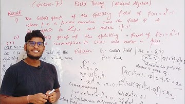 Field Theory || Abstract Algebra || Galois Group Important Results || Lecture-7 || By Mr. Parveen